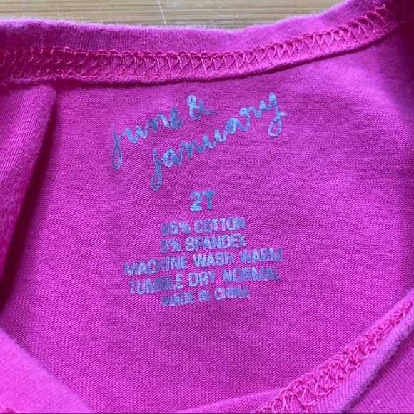 June & January The Hi-Lo Dress pink 2T - Picture 2 of 3